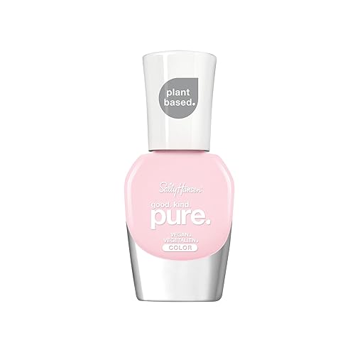 Sally Hansen Good.Kind.Pure Nail Polish 205 Pink Moon 0.33 fl oz (Pack of 1) Beauty & Personal Care Sally Hansen