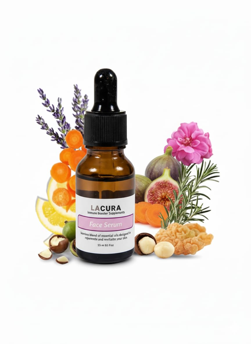 Lacura Therapeutic Face Oil with Vitamin E & Organic Jojoba - Natural Anti-Aging Facial Serum with Essential Oils for Mature Skin - Hydrating Beauty & Personal Care Lacura