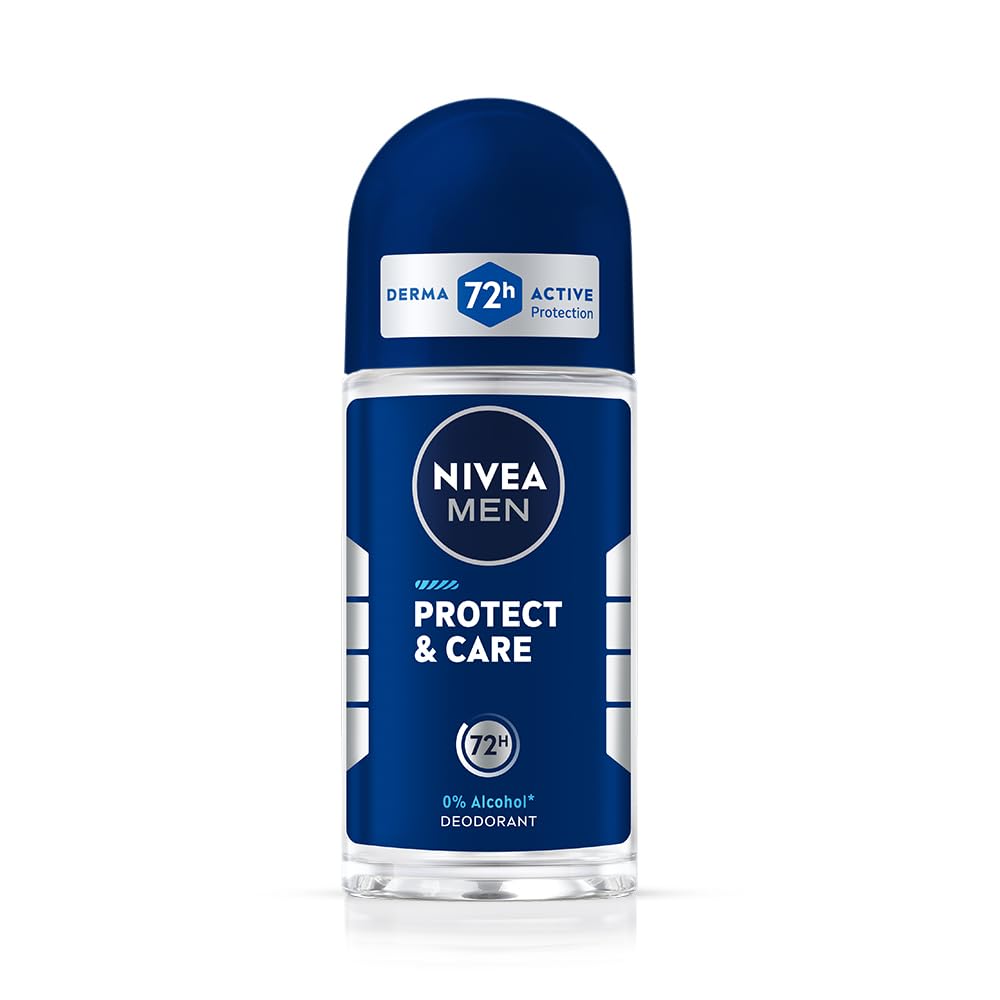 Nivea Men Protect & Care Roll On 48 Hrs - 50ml (1.69 Fl Oz) Beauty and Personal Care NIVEA