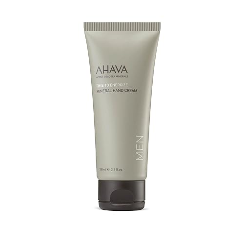 AHAVA Men's Mineral Hand Cream - Nourishing & Fast-Absorbing, Smoothes & Relieves Hands, Prevents Dryness, enriched with G-Force: Ginger Root Beauty & Personal Care AHAVA