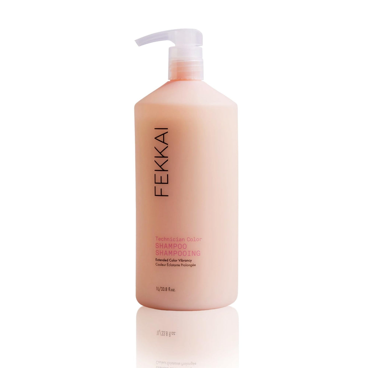 FEKKAI Technician Color Shampoo - 1 Liter - Extends Vibrancy of Color-Treated Hair - Free of Sulfates, Parabens, Phthalates - Vegan, Cruelty-Free