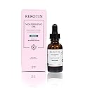 Nourishing Hair Oil -Nine natural organic oils blended with Argan Oil. Repairs Damage, Controls Frizz, Eliminates Split Ends & Smoothens Skin Beauty & Personal Care K Kerotin