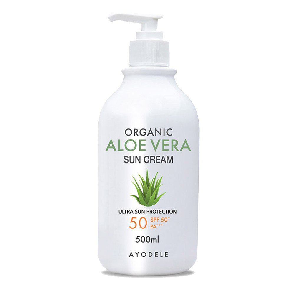 Ayodele Aloe Vera SPF50+ PA+++ Body and Face Sunscreen 16.9 oz Beauty & Personal Care Ayodele