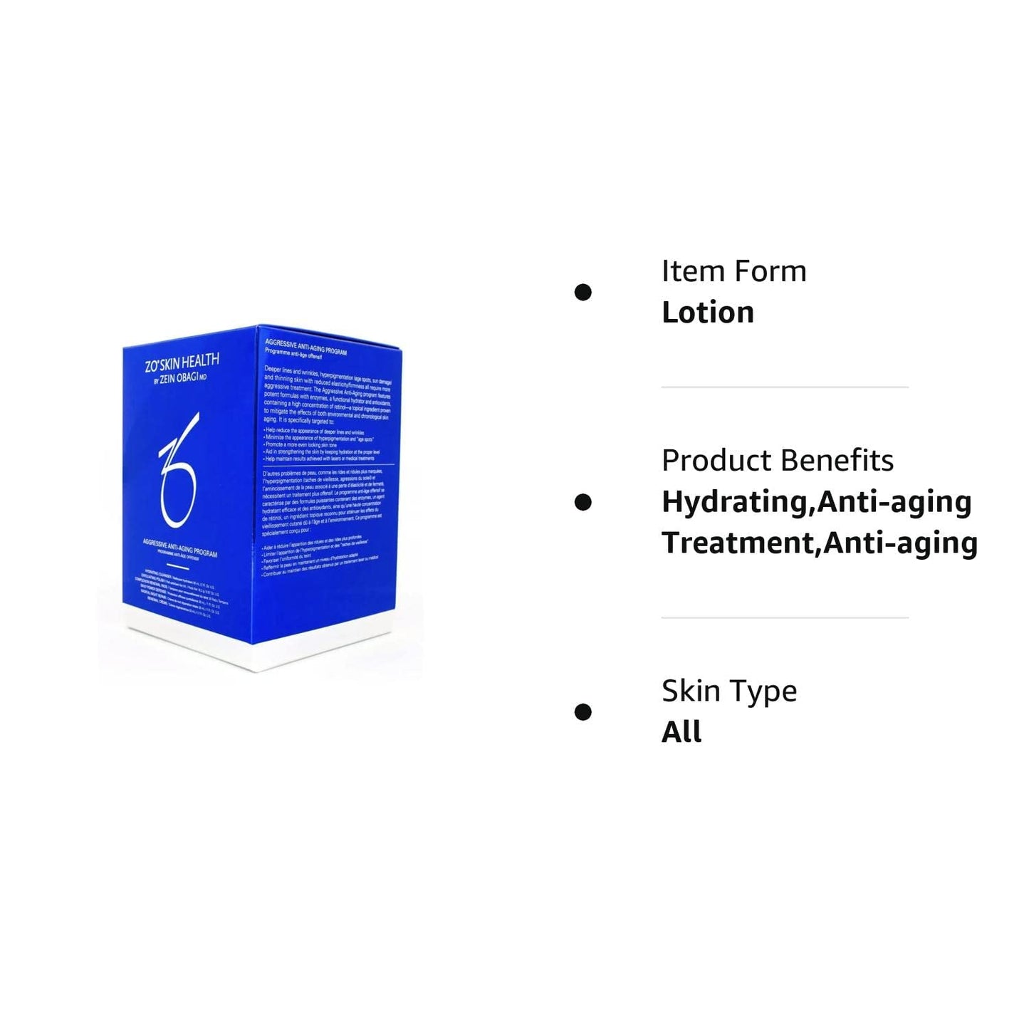 ZO Skin Health Exfoliating Aggressive Anti-Aging Program Beauty & Personal Care ZO SKIN HEALTH
