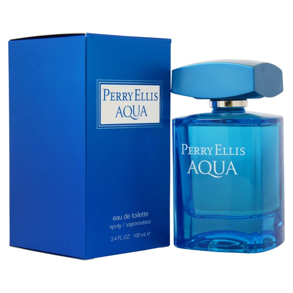 Perry Ellis Aqua Eau de Toilette Spray for Men, 3.4 Ounce (Pack of 3) Beauty & Personal Care Perry Ellis