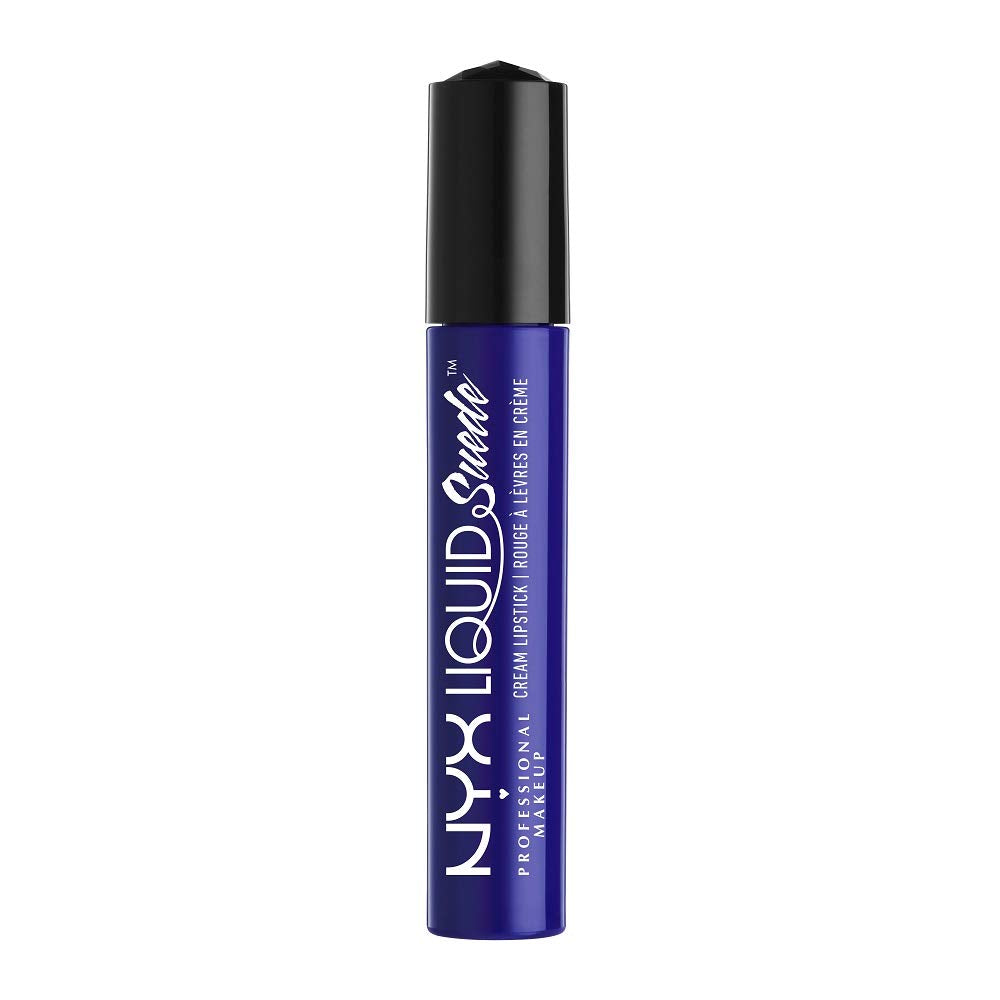 NYX PROFESSIONAL MAKEUP Liquid Suede Cream Lipstick - Jet-Set (True Blue) Beauty & Personal Care NYX PROFESSIONAL MAKEUP