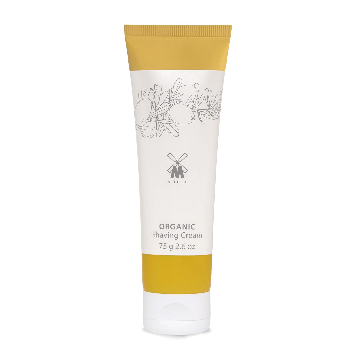 MÜHLE Organic Shaving Cream - Natural Shaving Cream with Argan Oil & other Essential Oils - TSA Travel Size Friendly - BDIH Certified - 100% Vegan Beauty and Personal Care MÜHLE