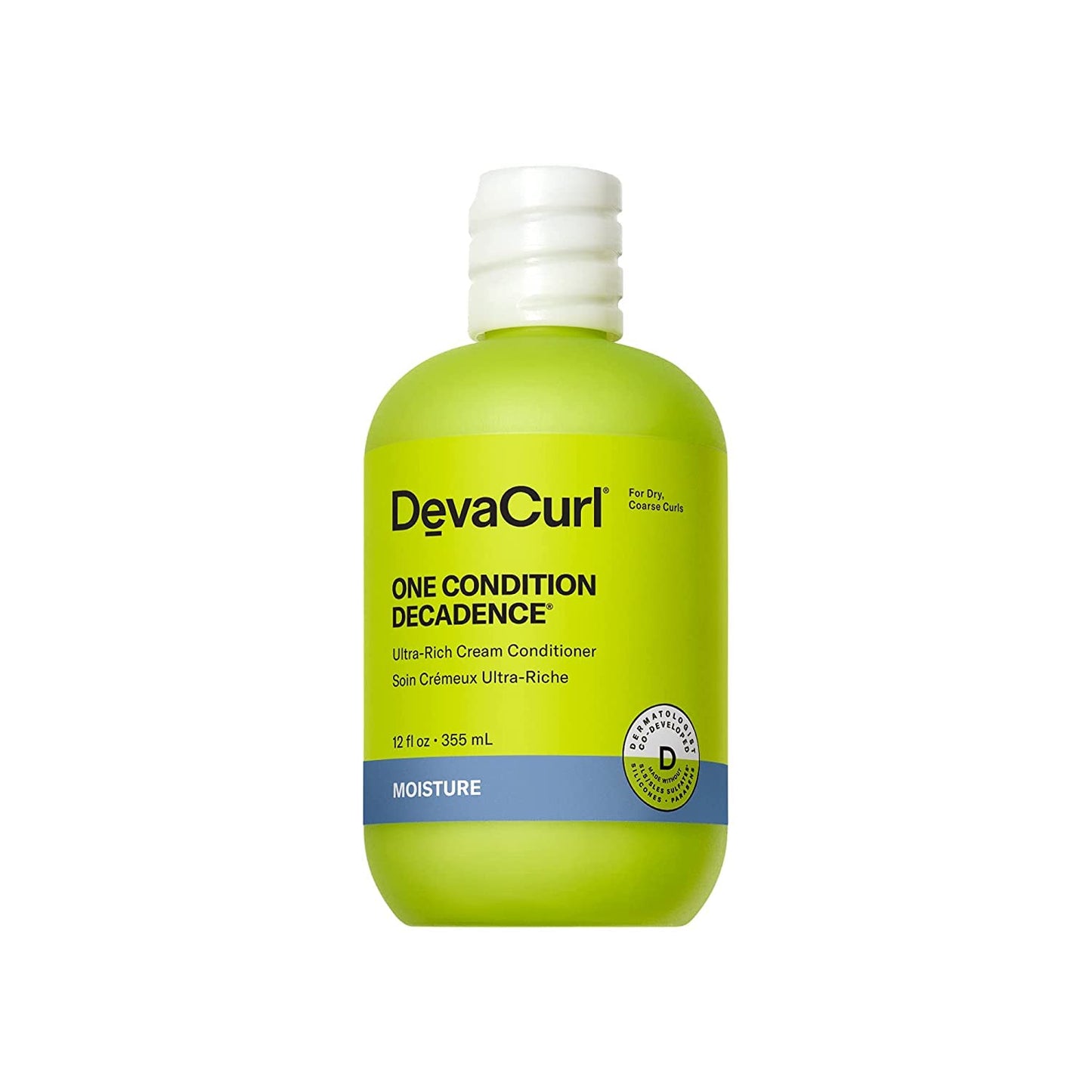 DevaCurl One Condition Decadence Ultra-Rich Cream Conditioner, Green Oasis, 12 fl. oz. Beauty & Personal Care DevaCurl