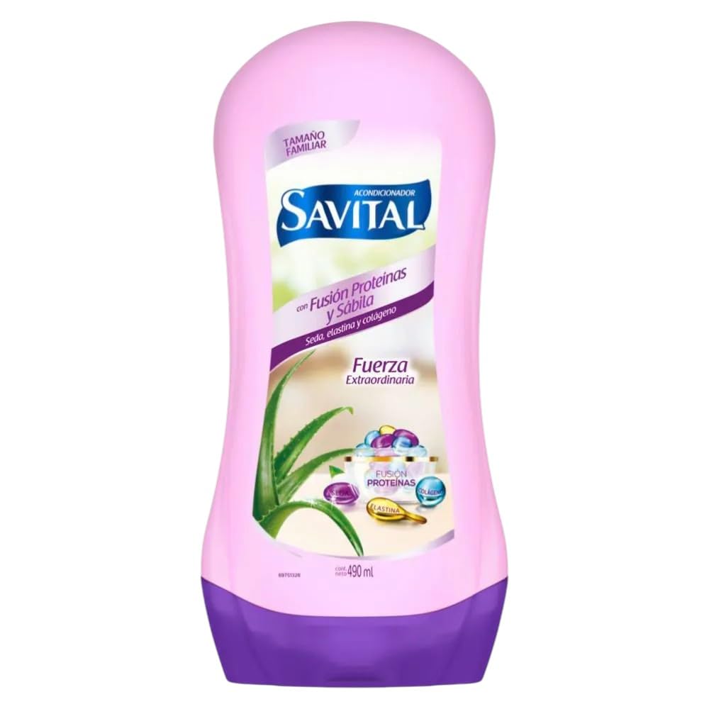 Savital Shampoo (510ml) and Conditioner (490ml) Set with Protein Fusion and Aloe - Daily Hair Care Duo for Soft, Smooth, and Manageable Hair Beauty & Personal Care Yahve
