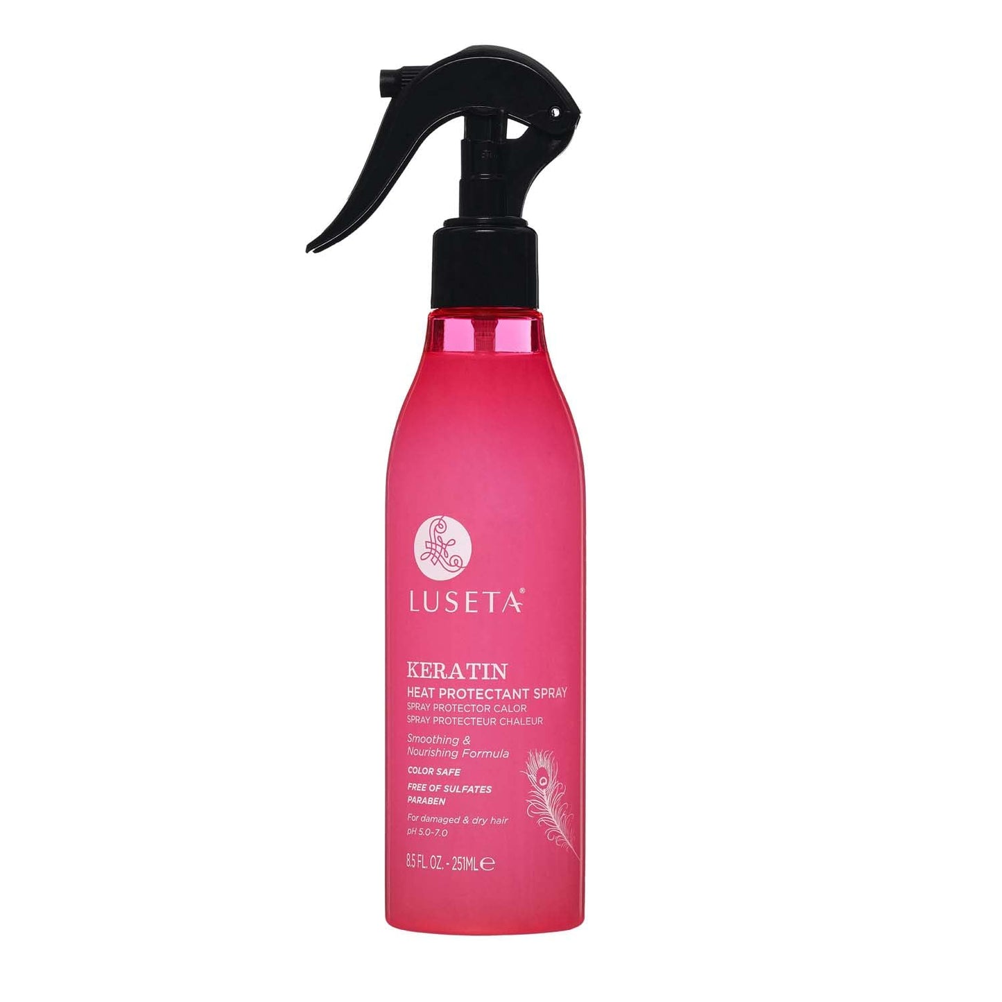 Luseta Keartin Heat Protectant Hair Spray Smoothing & Nourishing Thermal Protection Treatment for Dry and Damaged Hair, Frizz Control?Repair Split Beauty & Personal Care L LUSETA