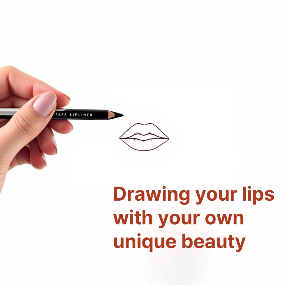 30 pcs Lip Liner Pencil Set, High Pigmented Lip Makeup, Long-wearing, Deep and Rich in Color, Enhance Lip Volume, 6.25 inches Long Wooden Pencil Beauty & Personal Care BLOOM IN BOX