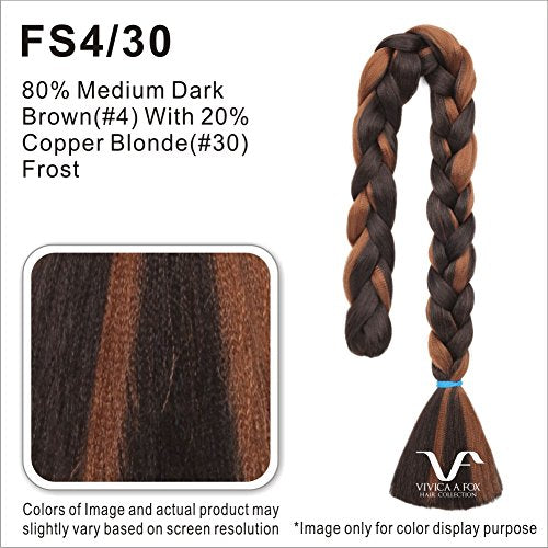 Vivica A. Fox Synthetic Fiber, 8 Inch Small Kinky Afro Puff Pocket Bun from Synthetic Hair Extension Collection, PB31-V - POCKET BUN 31 (FS4/30)