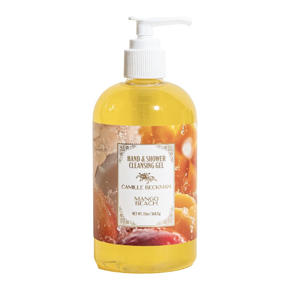 Camille Beckman Mango Beach Hand & Shower Cleansing Gel - Gentle Moisturizing Body Wash, 13 fl oz Beauty & Personal Care Camille Beckman