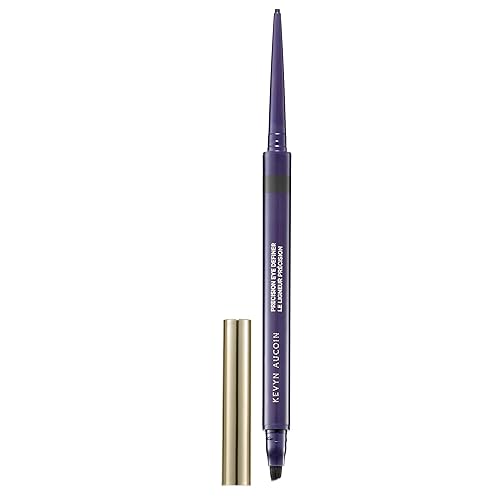 Kevyn Aucoin Precision Eye Definer + brush, black (kohl) color: Eyeliner pencil, self-sharpening, smudge-free. Easy precise application. 12-hour… Beauty & Personal Care Kevyn Aucoin