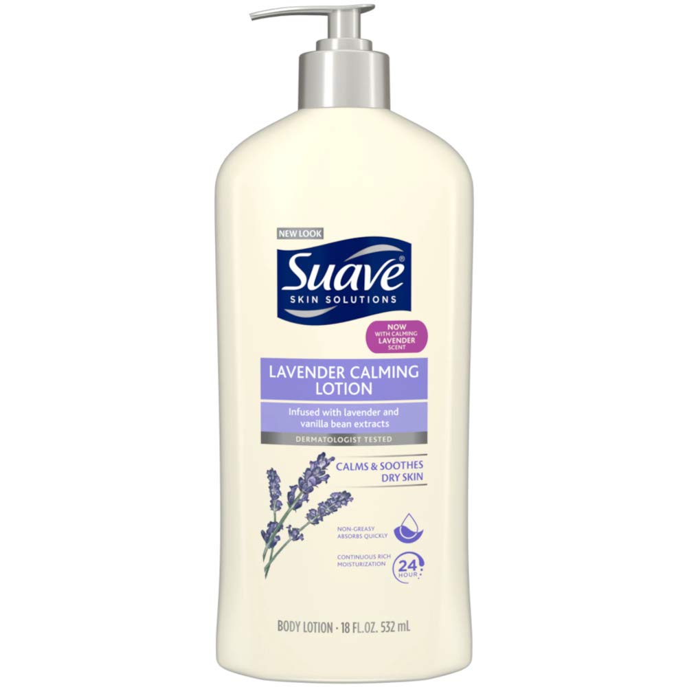 Suave Body Lotion Lavender Vanilla, 18 Fluid Ounce (Pack Of 2) Beauty & Personal Care Suave