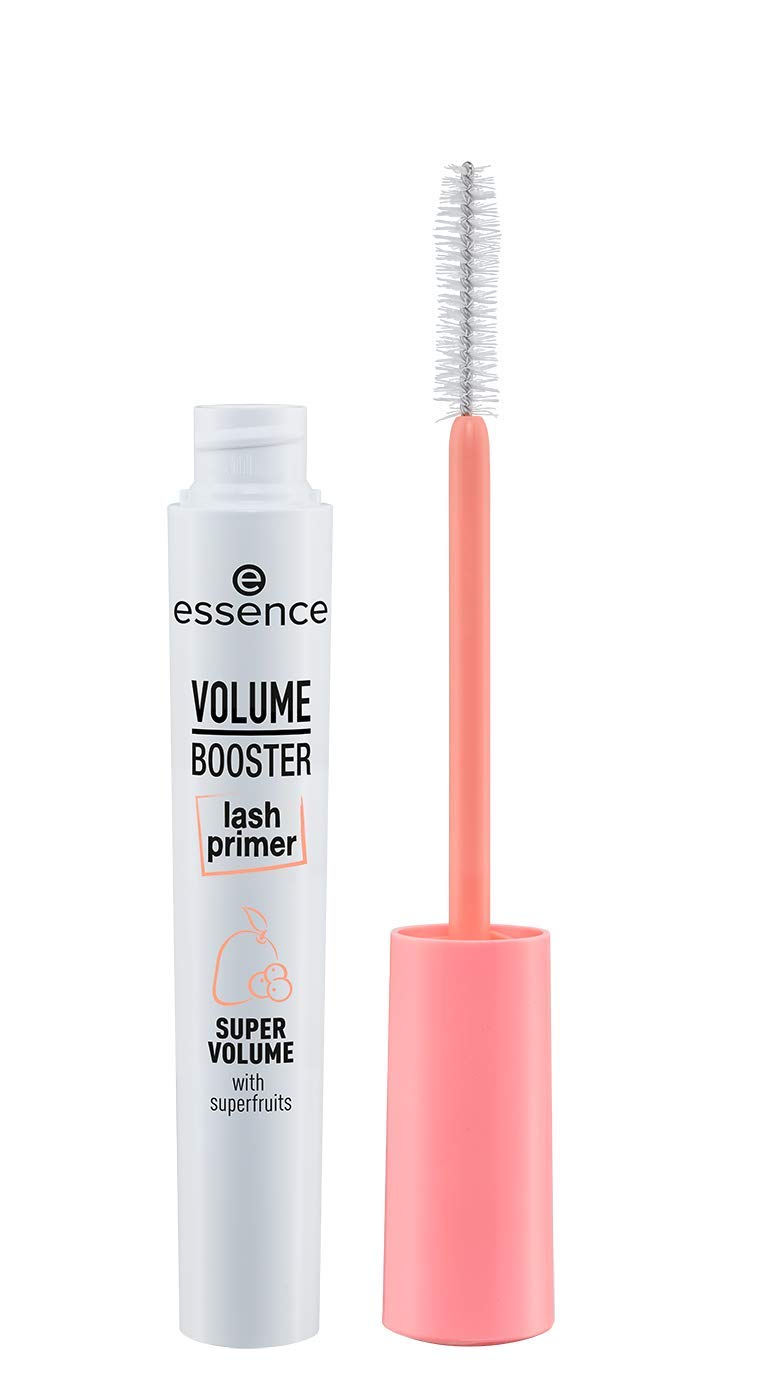essence | Volume Booster Lash Primer Mascara | Infused with Mango Butter and Acai Oil for Nurtured Lashes | Conditioning Mascara Primer | White | Beauty and Personal Care Essence Cosmetics