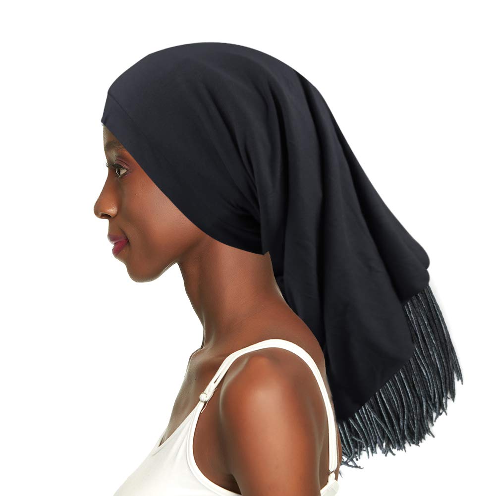 Hair Head Buff Hair Wrap Headband Loc Socks for Dreadlocks Black Beauty and Personal Care Awefeel