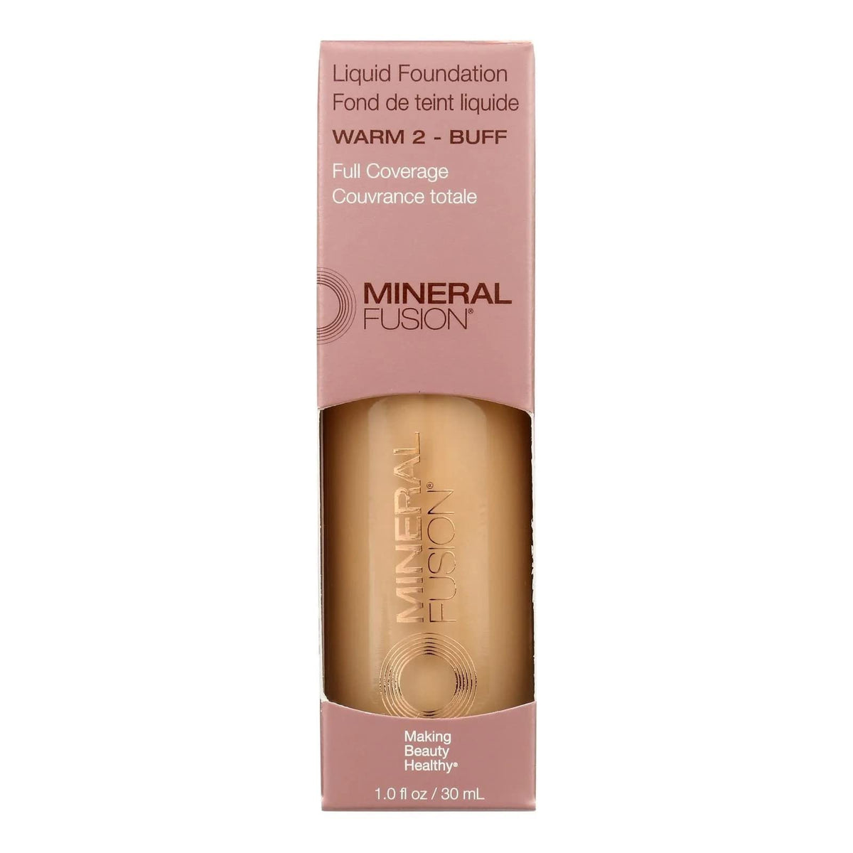 MINERAL FUSION Warm 2 Liquid Foundation, 1 FZ Beauty & Personal Care Mineral Fusion