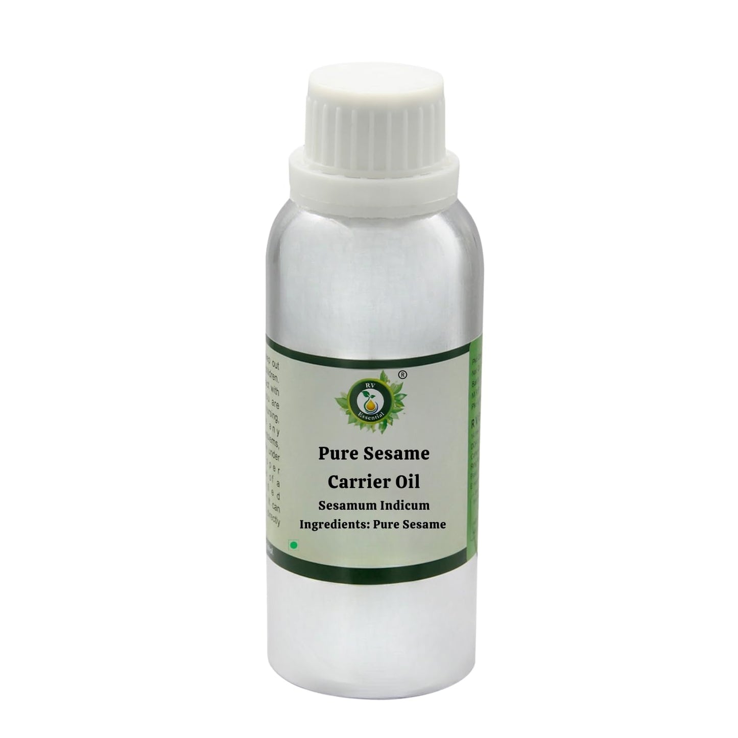 R V Essential Pure Sesame Carrier Oil 300ml (10oz)- Sesamum Indicum (100% Pure and Natural Cold Pressed) Beauty and Personal Care R V Essential