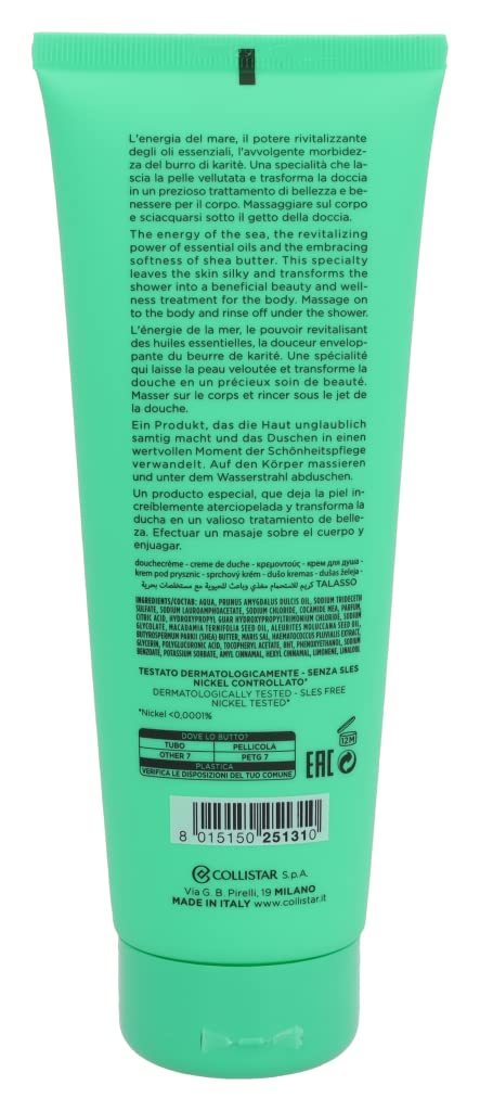 Collistar Talasso Nourishing Revital Shower Cream Beauty & Personal Care Collistar