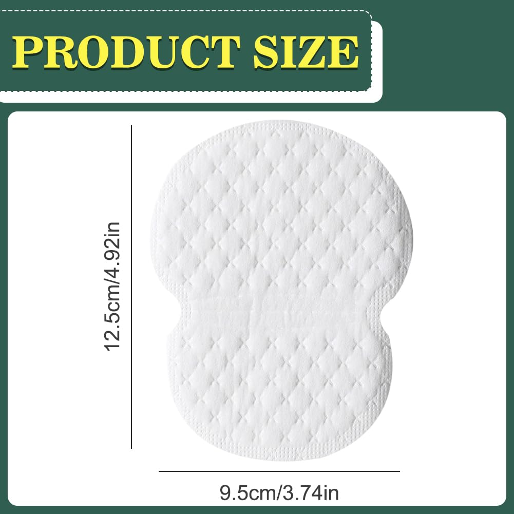 YANGSHINE 100PCS Armpit Sweat Pads, Disposable Invisble Underarm Sweat Pad, Armpit Pads for Sweating Women Men to Keep Underarm Dry And Clothes Clean Beauty and Personal Care Yangshine