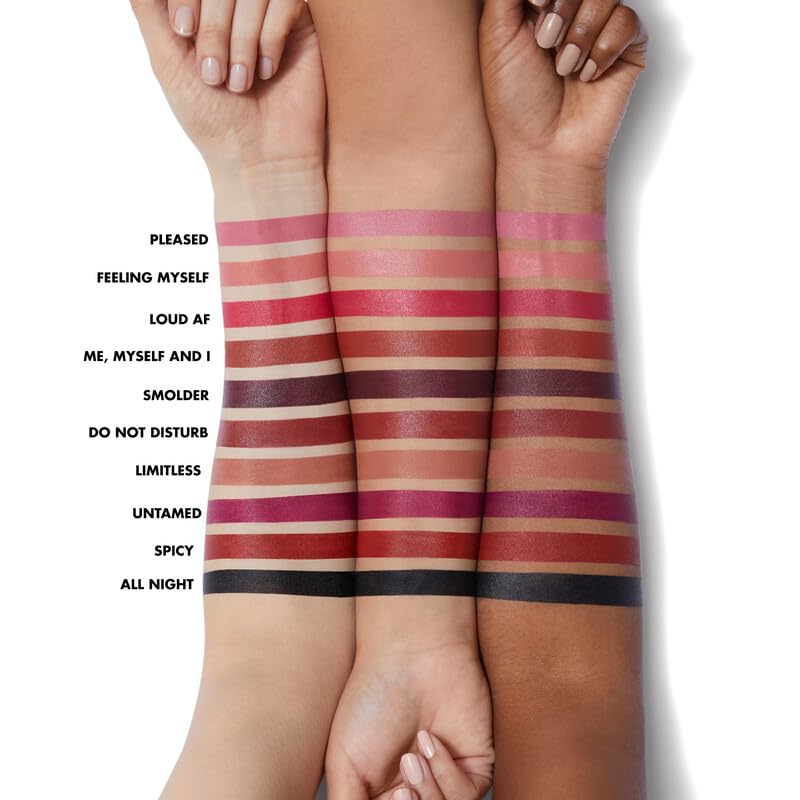 e.l.f. O Face Satin Lipstick, Richly Pigmented, Nourishing & Long-Lasting Creamy Lipstick, Infused With Jojoba, Vegan & Cruelty-Free, Do Not Disturb Beauty & Personal Care e.l.f.