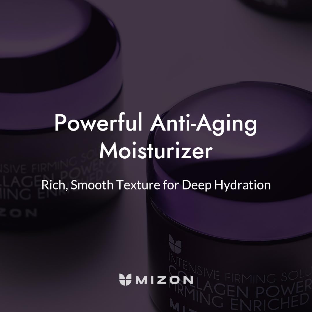 MIZON Collagen Line. Collagen Power Firming Enriched Cream, Korean skincare, wrinkle care, firm skin, anti aging (1.69 FL oz) Beauty & Personal Care MIZON