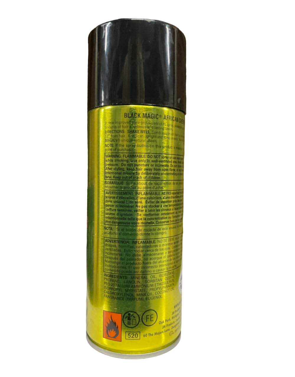 ISOPLUS Black Magic Oil Sheen Cherry 10.5 oz Beauty & Personal Care Isoplus