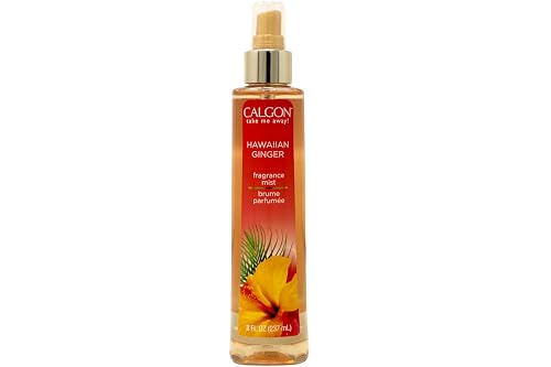 Calgon Hawaiian Ginger Fragrance Body Mist 8 oz ( Pack of 9) Beauty & Personal Care Calgon