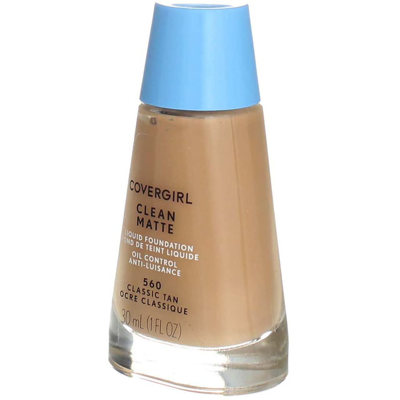 CoverGirl Clean Classic Tan Matte 560 Oil Control Liquid Makeup -- 2 per case. Beauty & Personal Care ATAZUA