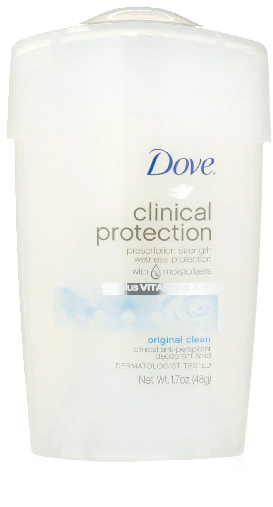 Dove Clinical Protection Antiperspirant/Deodorant, Original Clean, Stick, 1.7 Ounce (Pack of 2) Beauty and Personal Care Dove