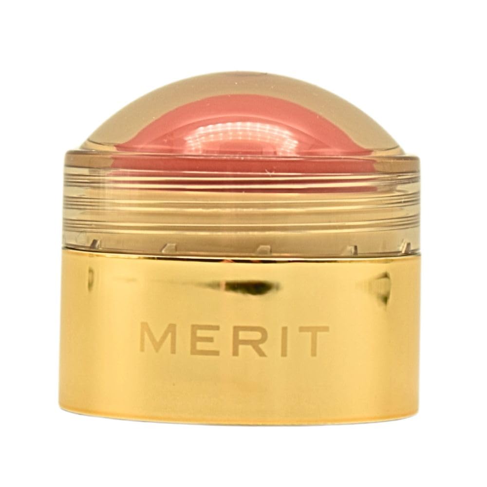 MERIT Flush Balm Cream Blush - Lusitano Soft Peach | Hydrating Radiant Cheek & Lip Tint Stick with Vitamin E | Lightweight, Buildable, Vegan &