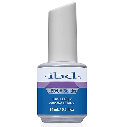 IBD LED/UV Bonder - Nail Primer for Gel Polish and Acrylic Nails, Nail Bonder for Long-Lasting Adhesion, 0.5 oz Beauty & Personal Care IBD