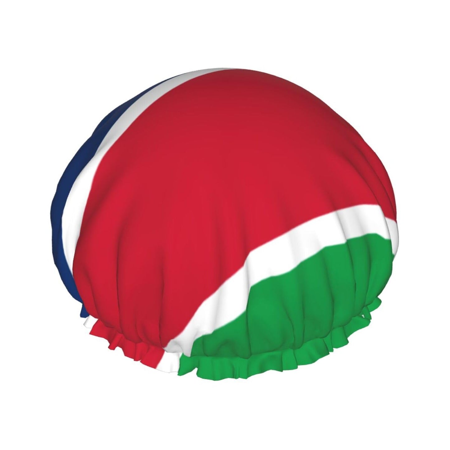 Namibia Flag Prints Shower Cap Double Layer Lined Waterproof Bathing Shower Hat Beauty and Personal Care Hayyett