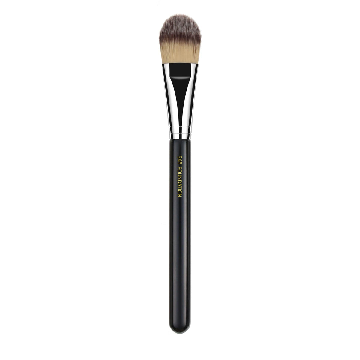 Bdellium Tools Professional Makeup Brush - Maestro Series 948 Foundation - With Soft Synthetic Fibers, For Even Application & Perfect Finish (Black