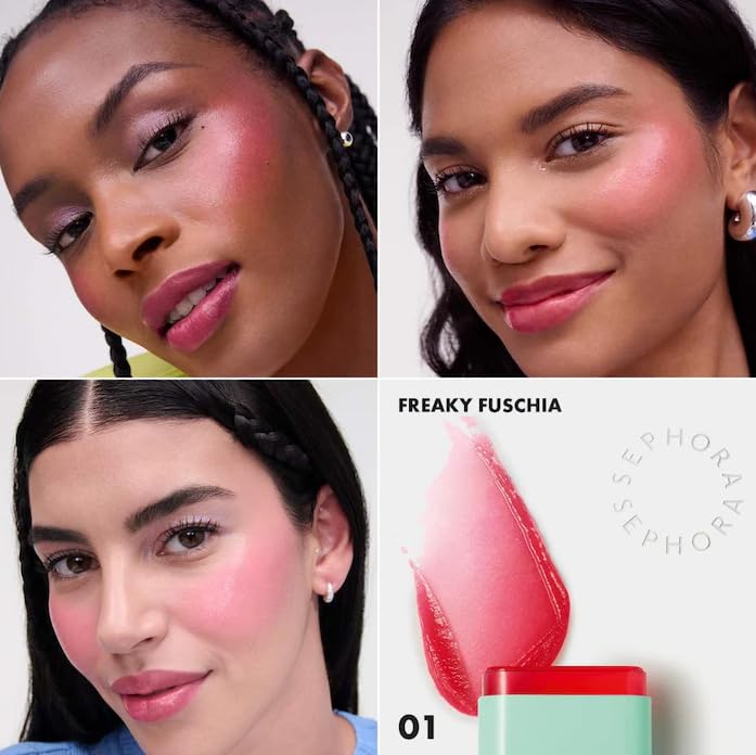 SEPHORA COLLECTION Color Twister Color Changing Oil-in-Stick for Lip + Cheek -Freaky Fuchsia (bright fuchsia changes to fresh pink) 0.29 oz Beauty & Personal Care SEPHORA