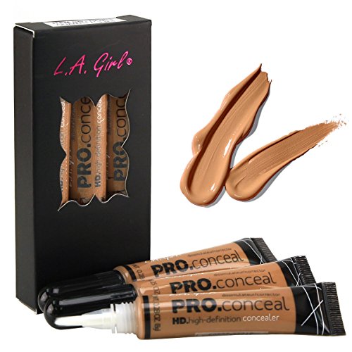 LA Girl HD Conceal High Definition Pro Concealer GC983 Fawn bundle 3-Pack Beauty & Personal Care L.A. Girl
