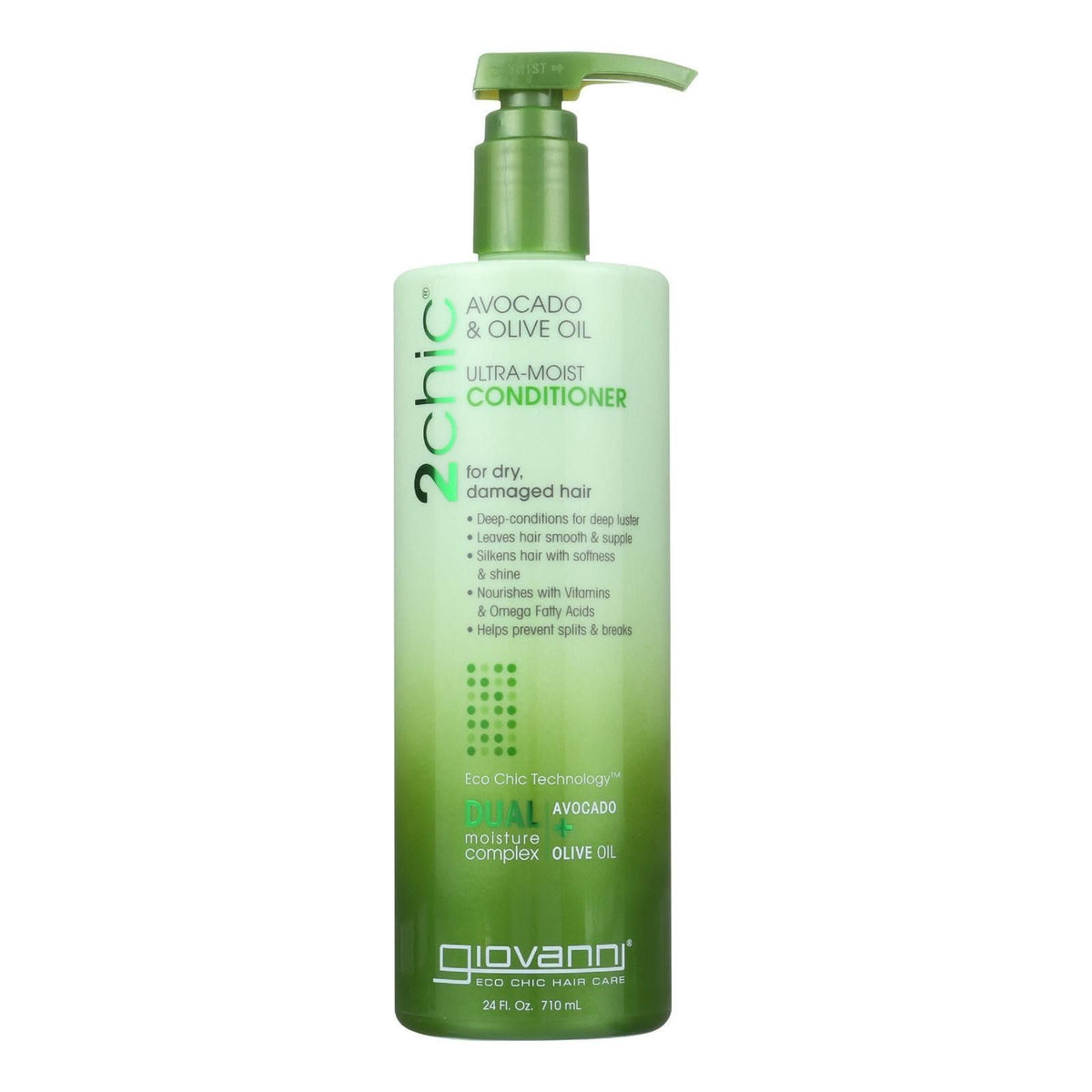 GIOVANNI 2chic Ultra-Moist Conditioner - Avocado & Olive Oil, Creamy Hydration Formula, Enriched with Aloe Vera, Shea Butter, Botanical Extracts, No Beauty & Personal Care GIOVANNI