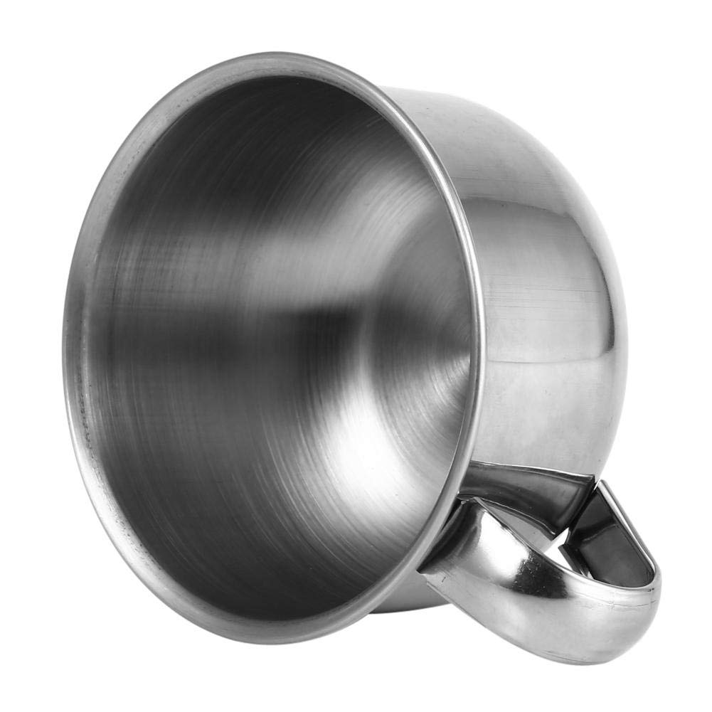 Asixx Soap Bowl, Shaving Bowl, Stainless Steel Shaving Bowl Shaving Soap Mug Shaving Bowl Cup Cleansing Foam Tool for Shaving Cream, Soap or Brush Beauty and Personal Care Asixx