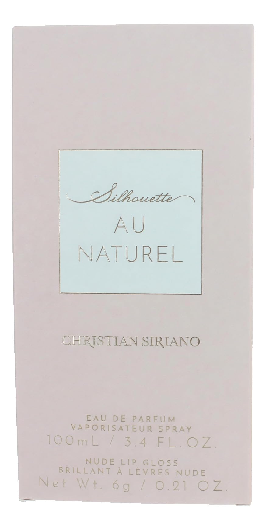 Christian Siriano Silhouette Au Naturel, 3.4oz EDP Spray Women with Lip Gloss
