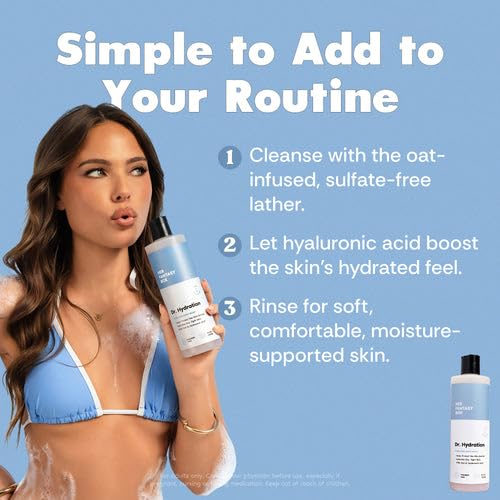 Her Fantasy Box | Dr. Hydration Moisturizing Body Wash - Ultra-Hydrating Cleanser with Hyaluronic Acid & Aloe, Gentle Daily Wash for Soft Beauty & Personal Care Her Fantasy Box