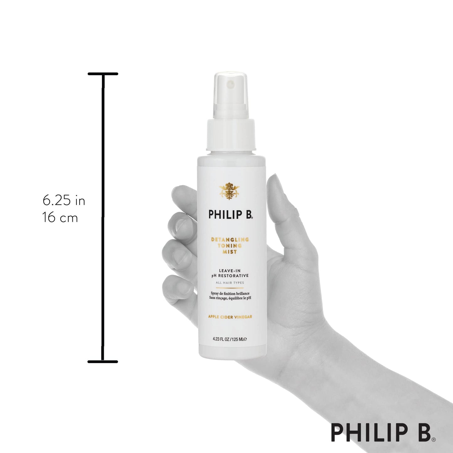 PHILIP B Detangling Toning Mist pH Restorative 4.23 oz. (125 ml) | Un-Tease Tangles, Leaves Hair Glossy, Smooth and Frizz-Free Beauty & Personal Care PHILIP B