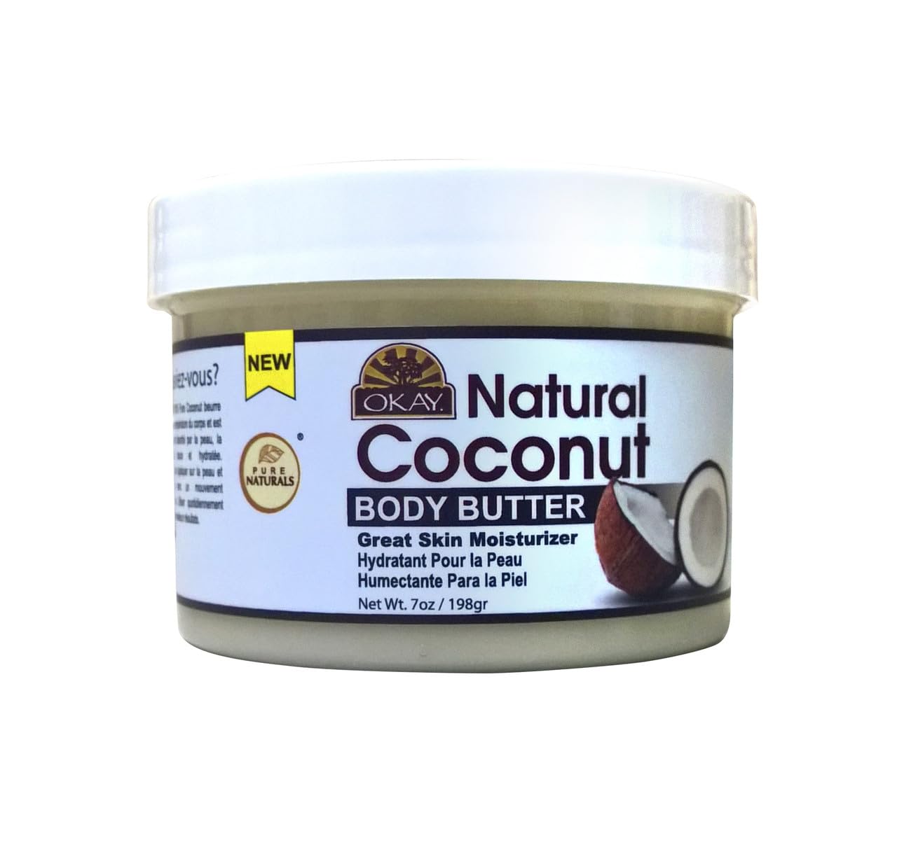 Okay Butter 100% Natural Smooth for Skin and Hair Easily Absorbed By the Skin & Hair Leaving It Soft & Moisturized Silicone, Paraben Free For All Skin Beauty & Personal Care OKAY