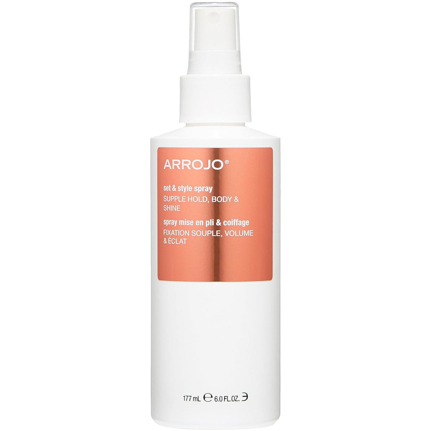ARROJO Set & Style Hair Spray - Blow Dry Spray To Create Body, Shine, Hold - Hair Shine Spray For Blow-Drying -Hair Setting - Anti Frizz Hair Products Beauty & Personal Care ARROJO