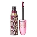 MAC Limited Edition Bubbles & Bows Powder Kiss Liquid Lipcolour - It's A Tie! (Berry Purple) - 0.17 fl oz / 5 mL Beauty & Personal Care MAC