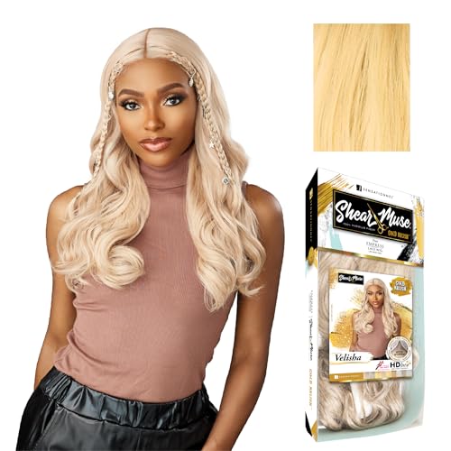 Sensationnel Shear Muse Gold Krush Lacewig-Velisha, CREAMYBLONDE