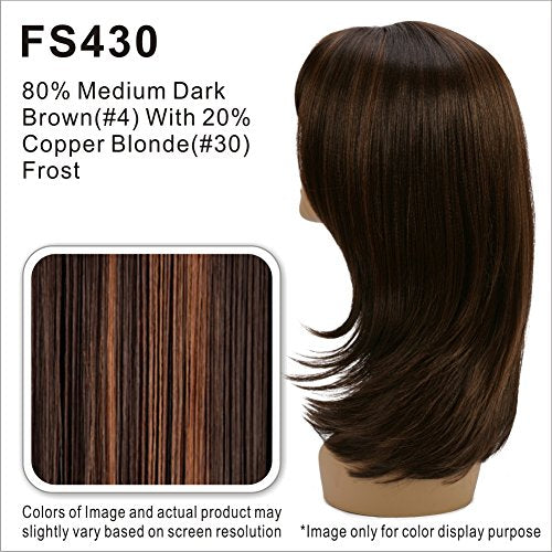 Vivica A Fox Hair Collection BP-Loui Bang N Pony New Futura Fiber, FS430, 3.6 Ounce