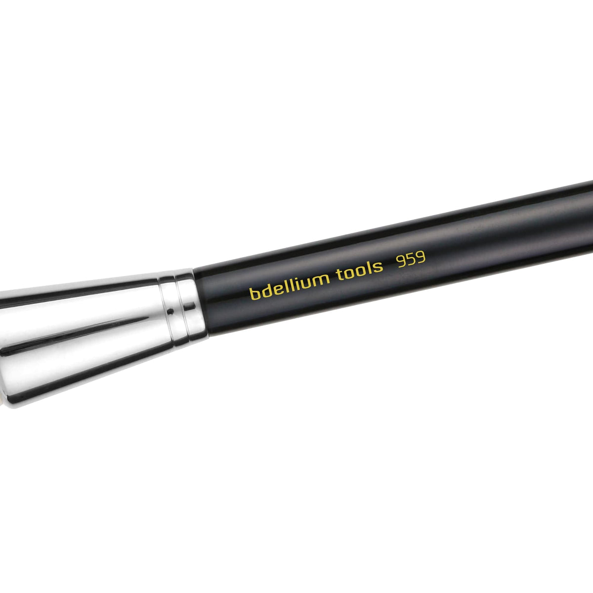 Bdellium Tools Professional Makeup Brush - Maestro Series 959 Powder Blending - With Soft Synthetic Fibers, For Powder Blending (Black, 1pc)
