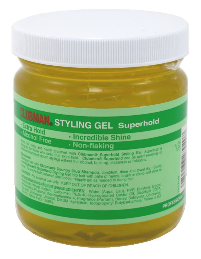 Clubman Superhold Styling Gel, 16 oz Beauty & Personal Care Clubman