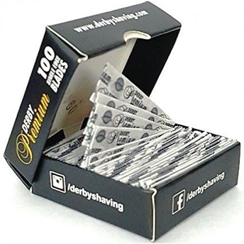 600 "Derby Premium" Single Edge Razor Blades for straight razor Beauty and Personal Care Derby
